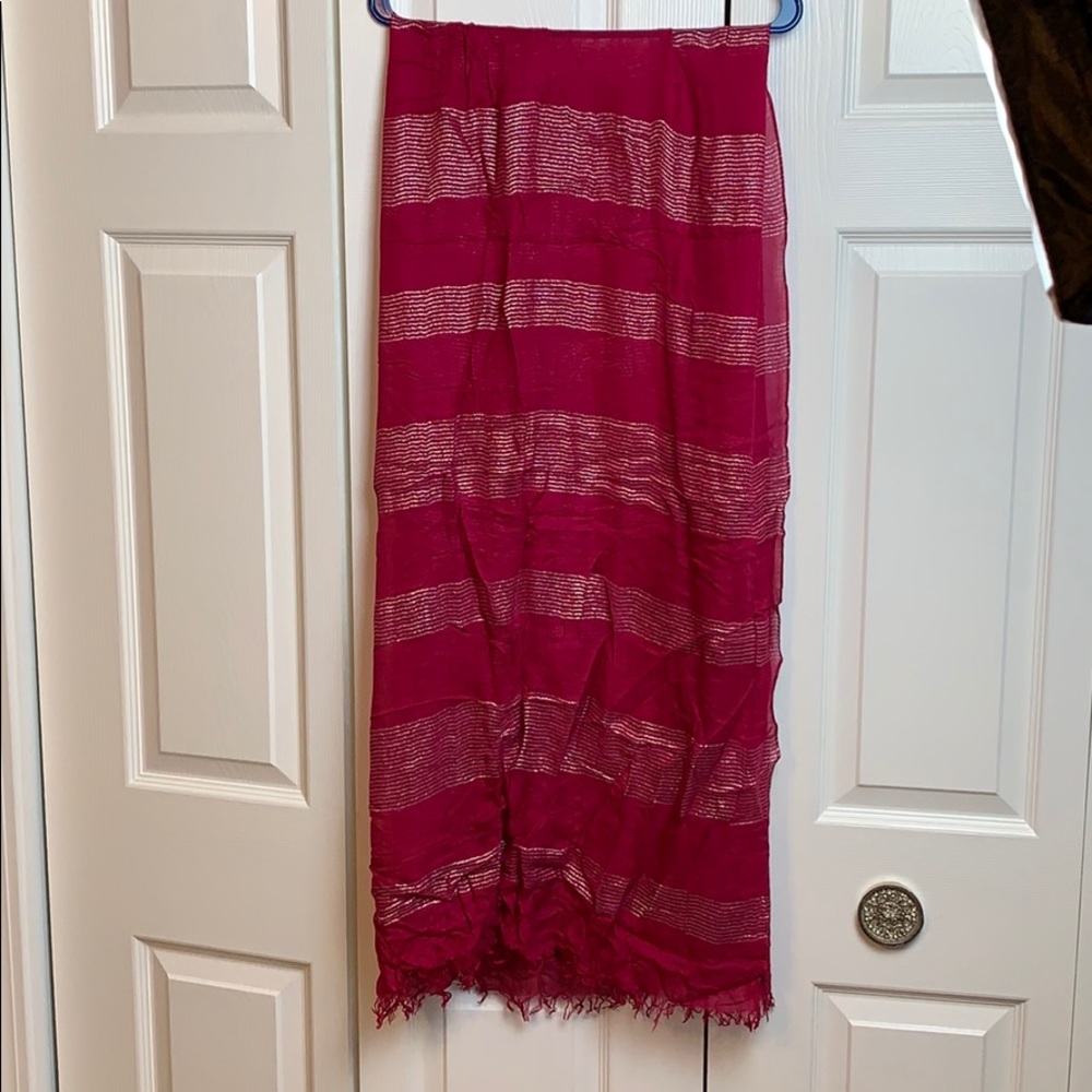 Red and Silver Scarf